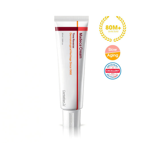 CENTELLIAN 24 Madeca Cream Time Reverse - Firming Face Moisturizer with Centella Asiatica, Improve Skin Elasticity, Deep Hydration,Skin Barrier Support, Korean Skincare for All Skin Types (1.69 fl oz)