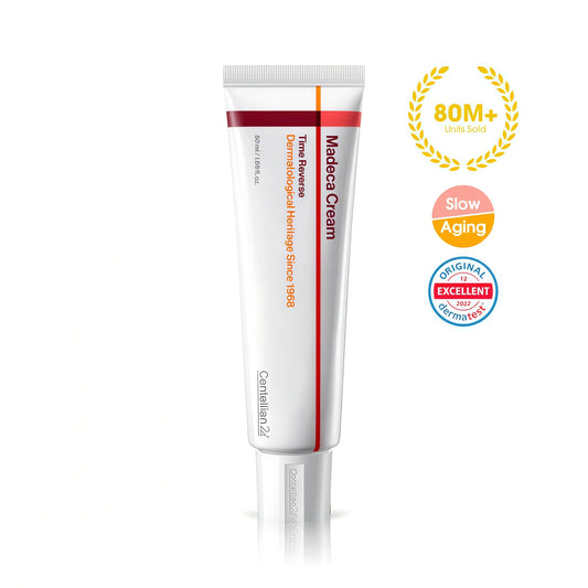 CENTELLIAN 24 Madeca Cream Time Reverse - Firming Face Moisturizer with Centella Asiatica, Improve Skin Elasticity, Deep Hydration,Skin Barrier Support, Korean Skincare for All Skin Types (1.69 fl oz)
